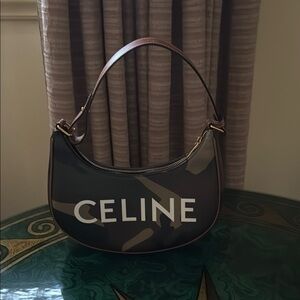 Celine Ava Camouflage Shoulder Bag